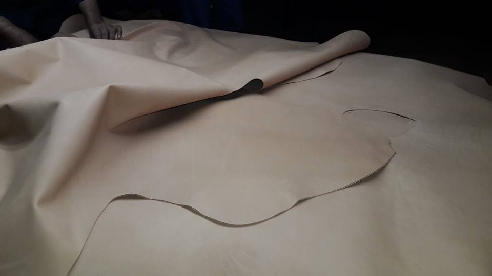 Cow crust lining leather medium soft