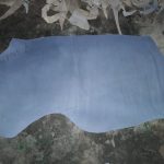 Wet blue cow split leather