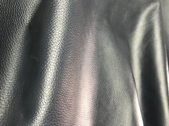 cow natural milled finish leather