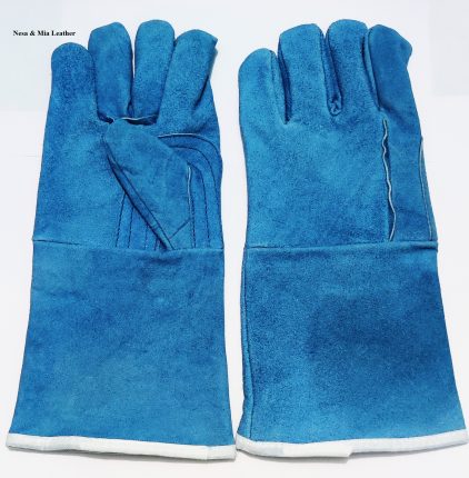 Cow Split Leather Industrial leather work gloves