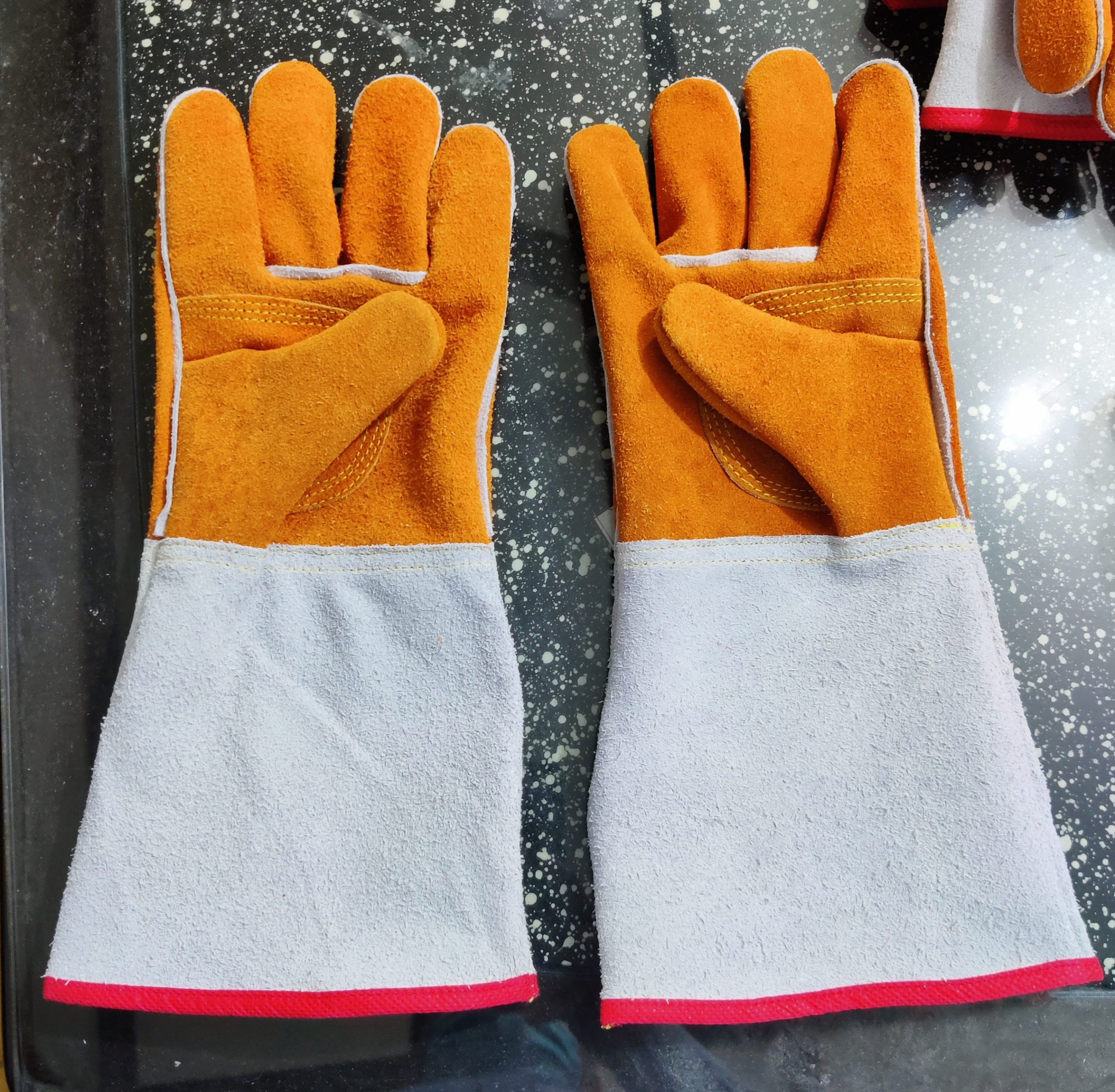 Leather welding gloves BD