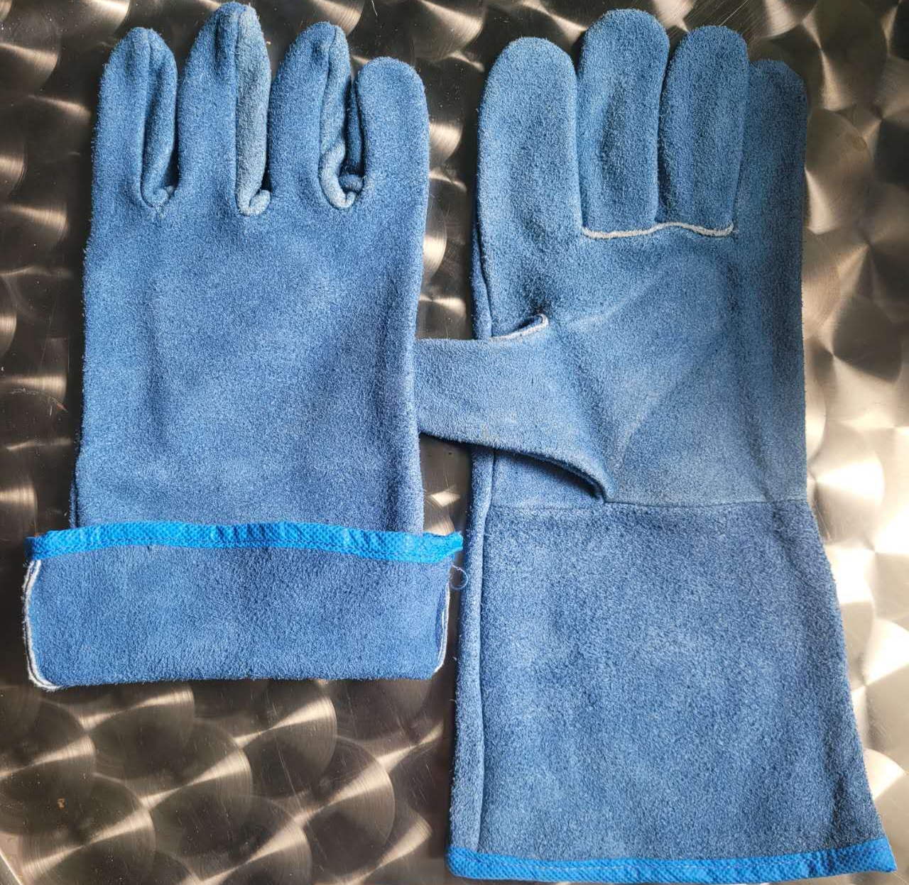 split leather safety working gloves